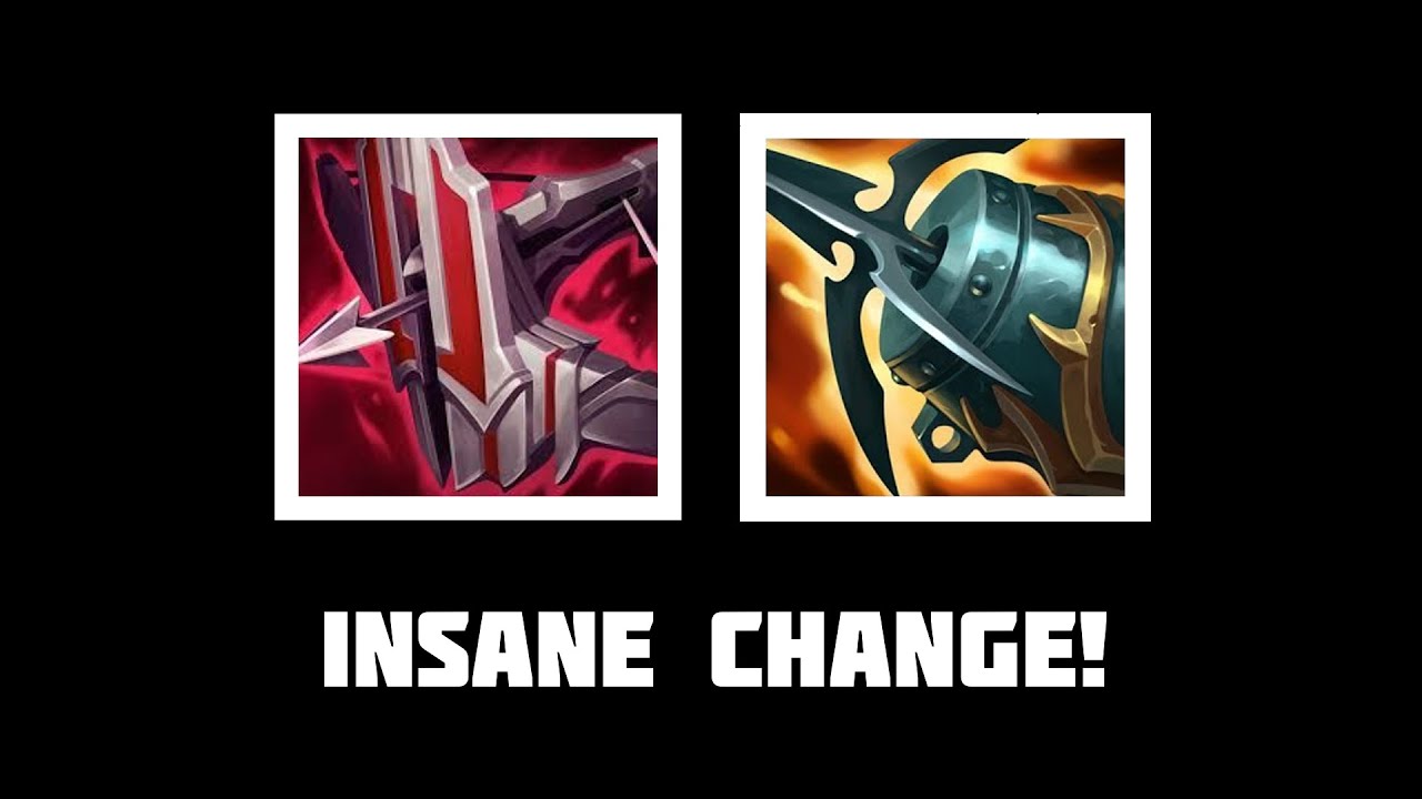 Item changes for lol are insane