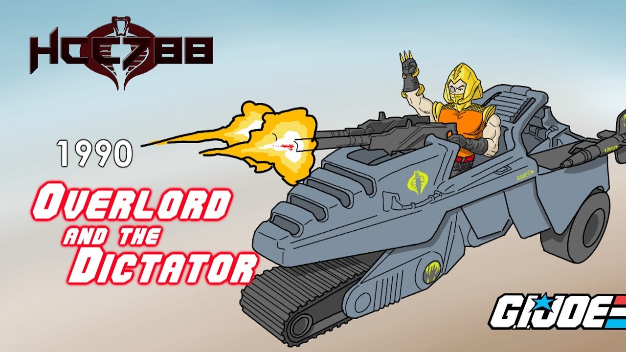 HCC788 - 1990 OVERLORD и DICTATOR! Обзор винтажной игрушки G.I. Joe!