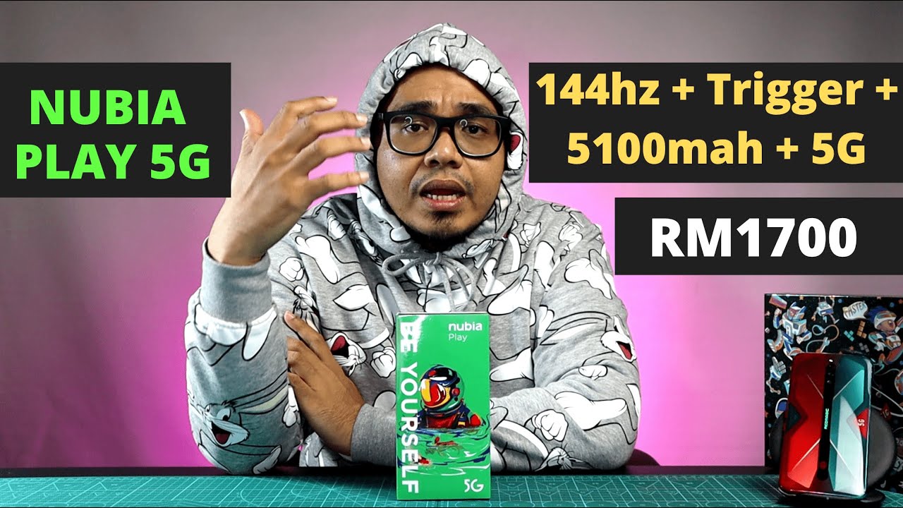 🤤 RM1700 = 144HZ + AIR TRIGGER + 5100MAH + 5G? NUBIA PLAY 5G [UNBOXING + HANDS ON] - MALAYSIA 🤤