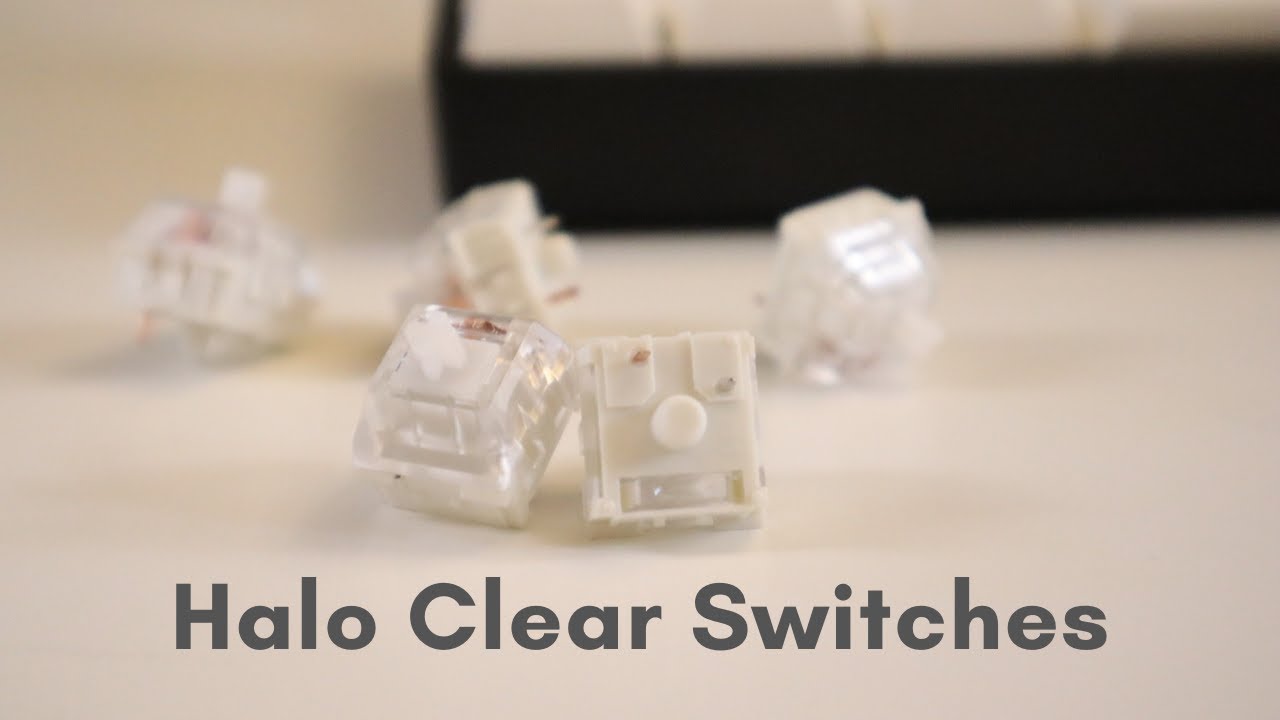 Drop Halo Clear Switch Review & Typing Sounds (Stock, Fast vs. Slow)