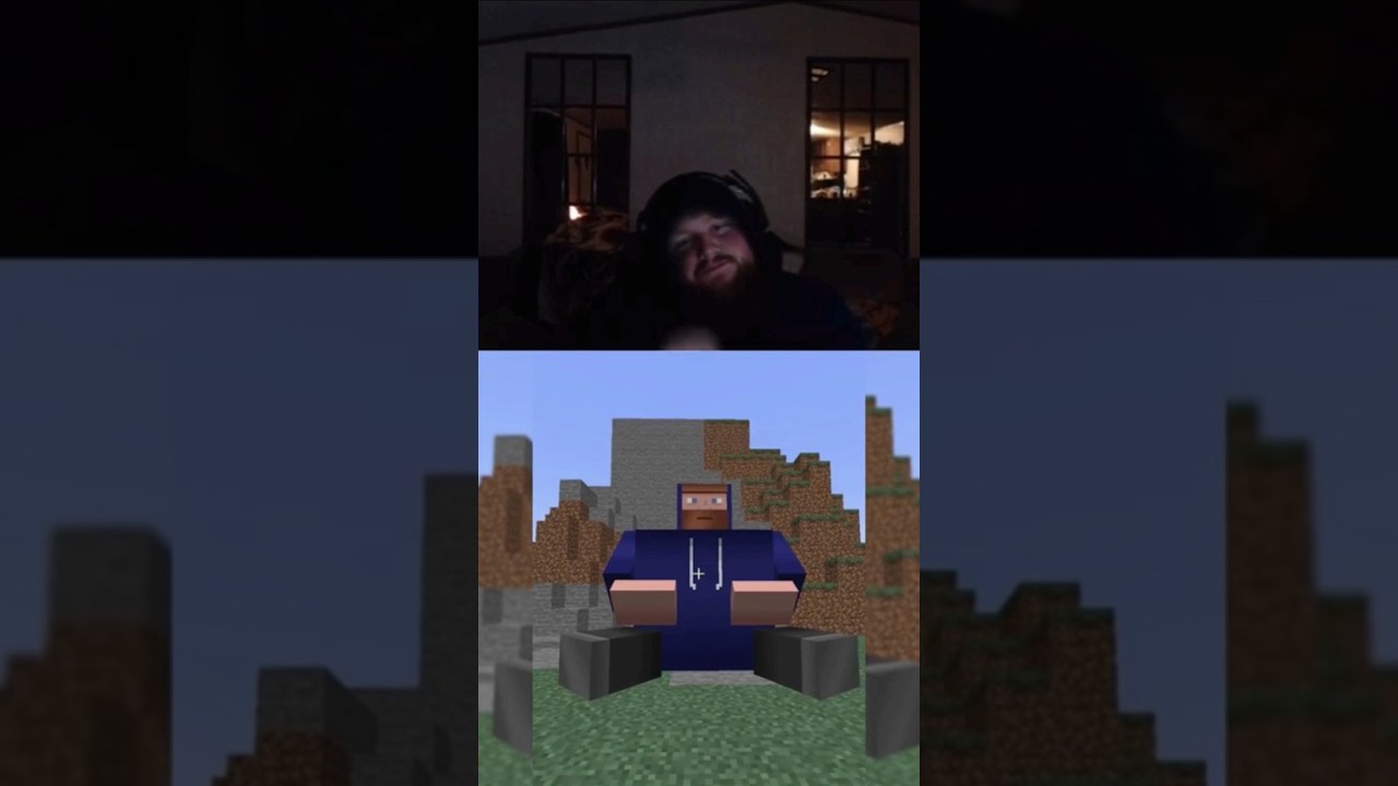 CaseOh Reacts To His Minecraft Mod 😂 #caseoh #meme