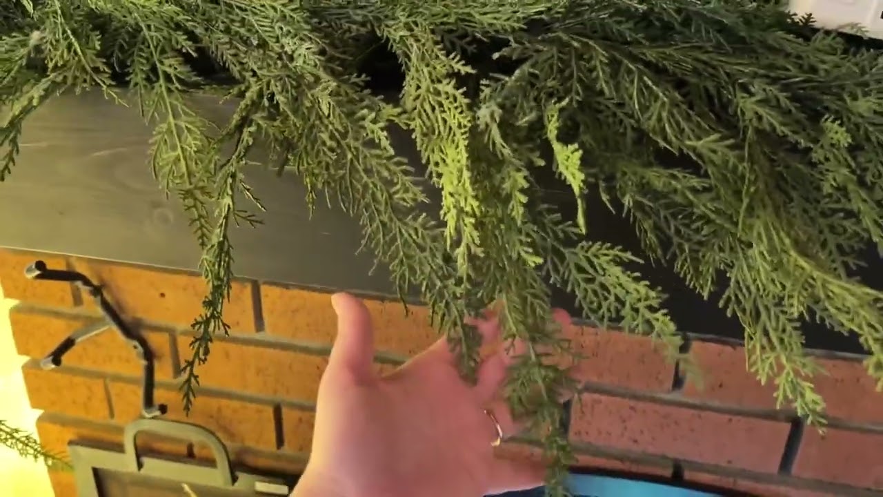 Cedar Garland with 160 Pine Tips, Realistic Faux Garland Artificial Greenery for Fireplace Review