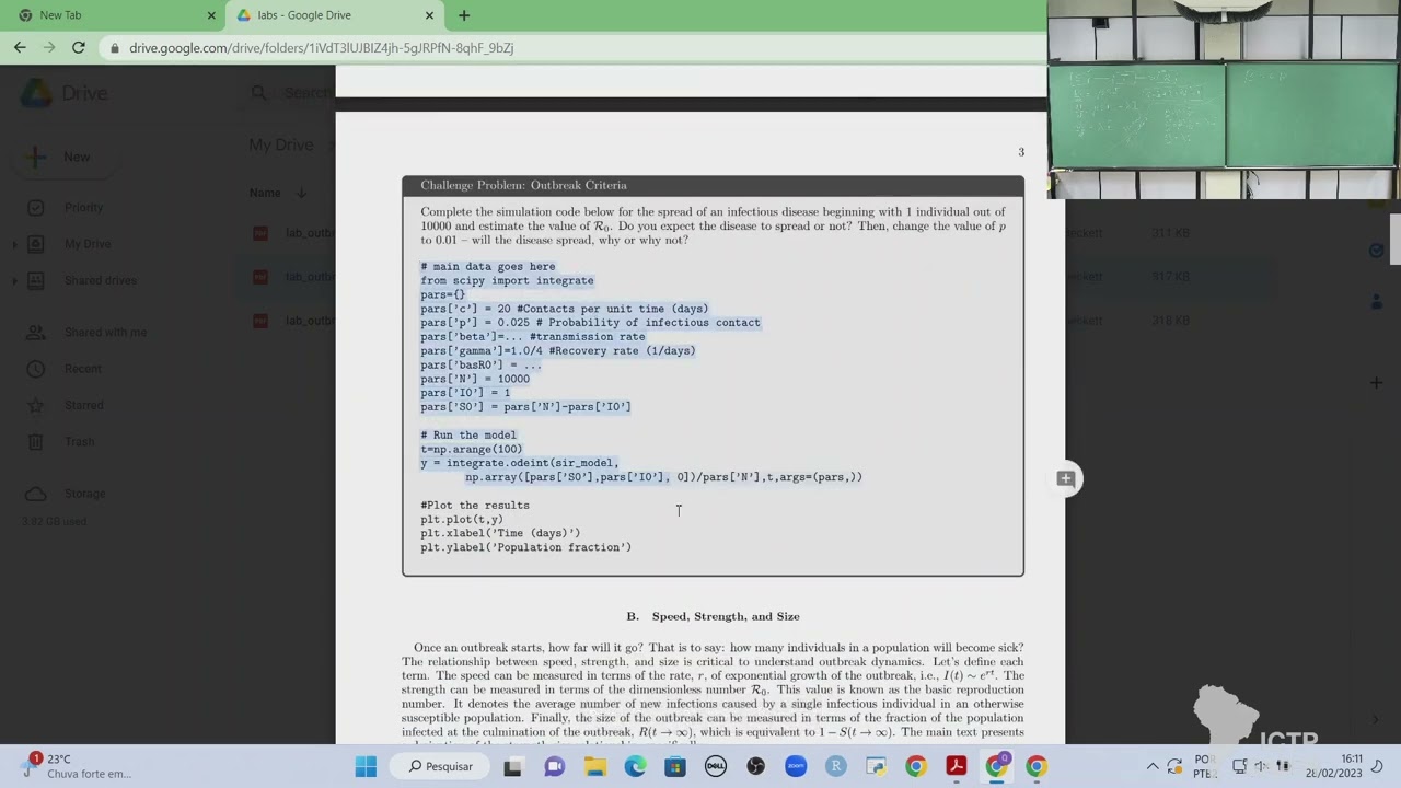 QEco Program: Stephen Beckett: Quantitative Foundations of Ecological and Evolutionary... - Class 14