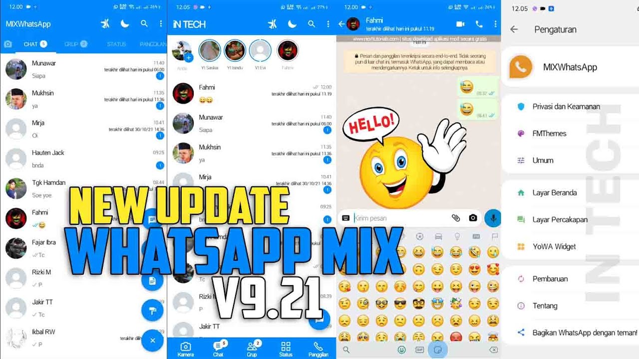 ✅WHATSAPP MIX V9.47 TERBARU 2022 || WA MIX UPDATE FITUR KEREN 2022 -ANTI EXPIR3D!