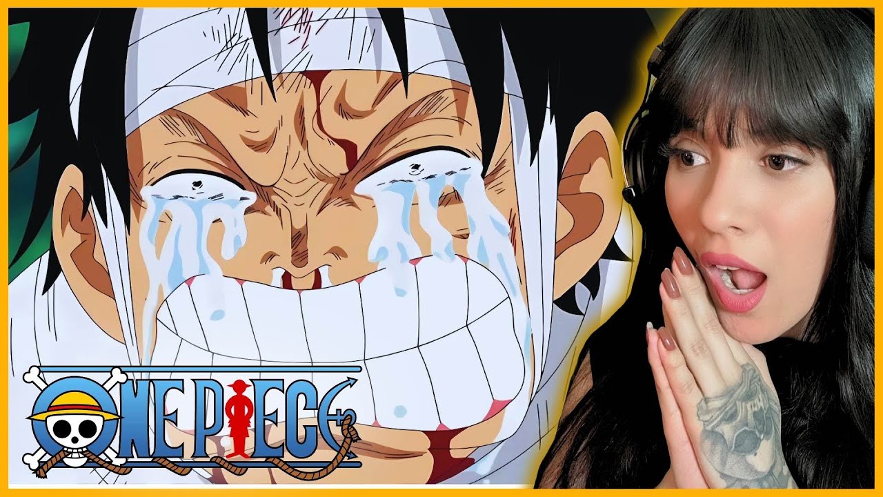 [REACT] LUFFY ACORDOU PÓS GUERRA DE MARINEFORD!  EP 490-491
