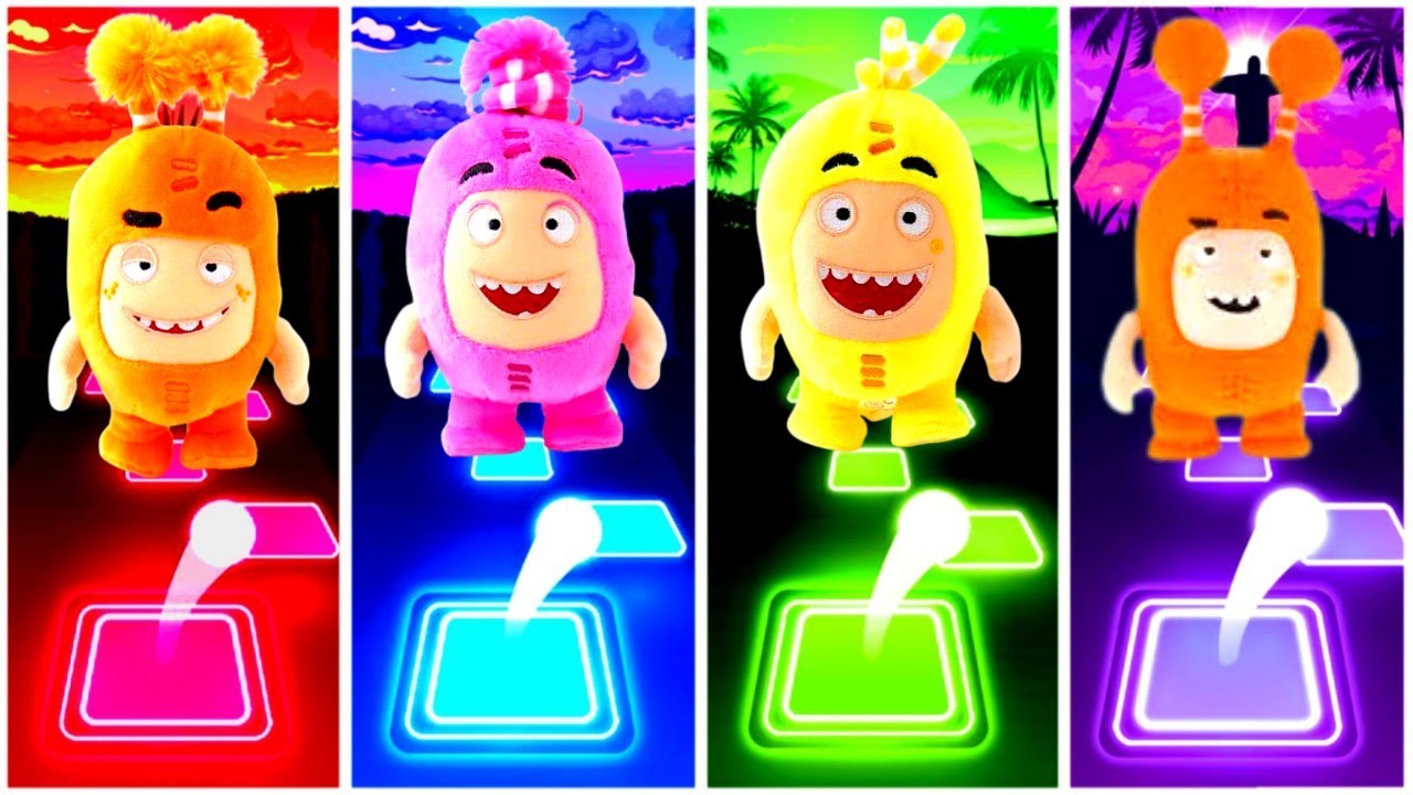 Oddbods -Oddbods - Oddbods - Oddbods - Tiles Hop Edm Rush  Game. 
