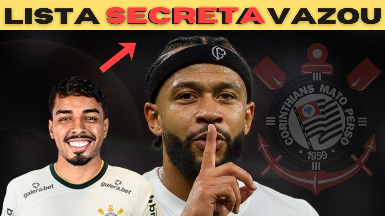 Vazam os 6 nomes do Timão que a Europa QUER e Depay confessa!