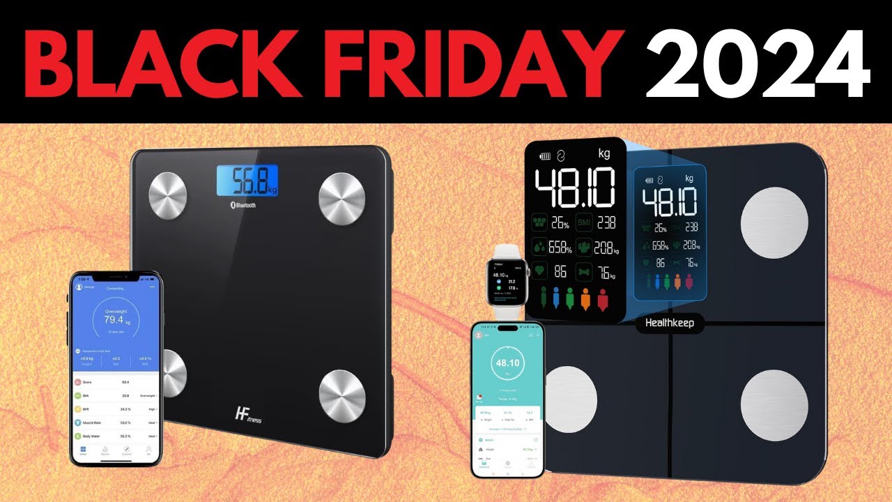 🔥 Las 5 mejores BÁSCULAS BARATAS de Amazon [Black Friday 2024] Inteligentes, Grasa Corporal