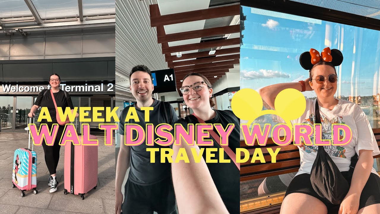 WALT DISNEY WORLD VLOG 🐭✨ | TRAVEL DAY ✈️ | PREGNANT AT WDW ON OUR BABYMOON 🤰🏻🏰💜