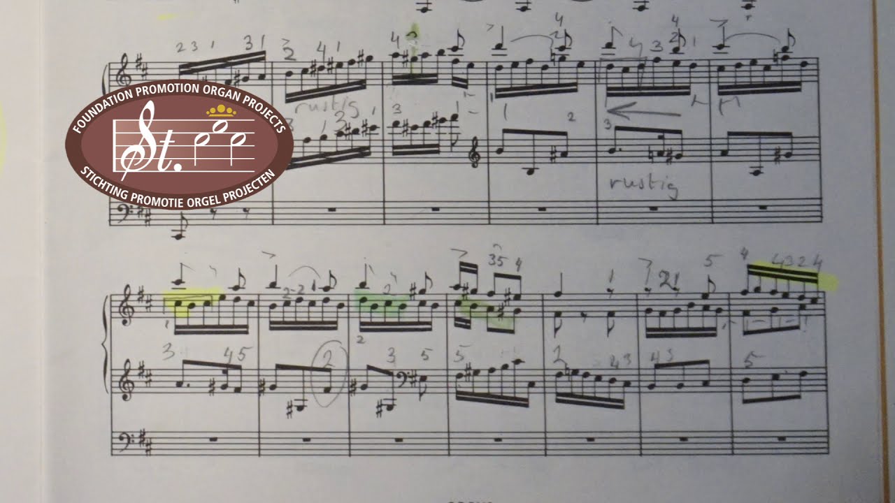 Alexandre P.  Fr.  Boëly (1785-1858) TOCCATA   #WILLEMvanTWILLERT  Meere/Reil-organ Epe WITH SCORE