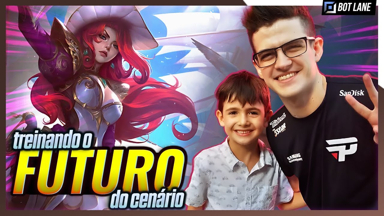 Treinando o FUTURO DO CENÁRIO de LOL com minha MISS FORTUNE!