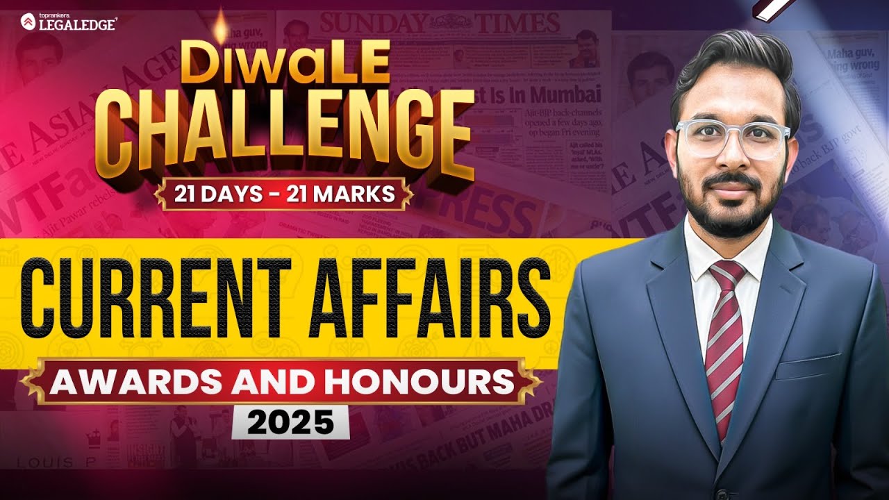 CLAT 2026 DiwaLE Challenge: Awards & Honours One-Shot Class