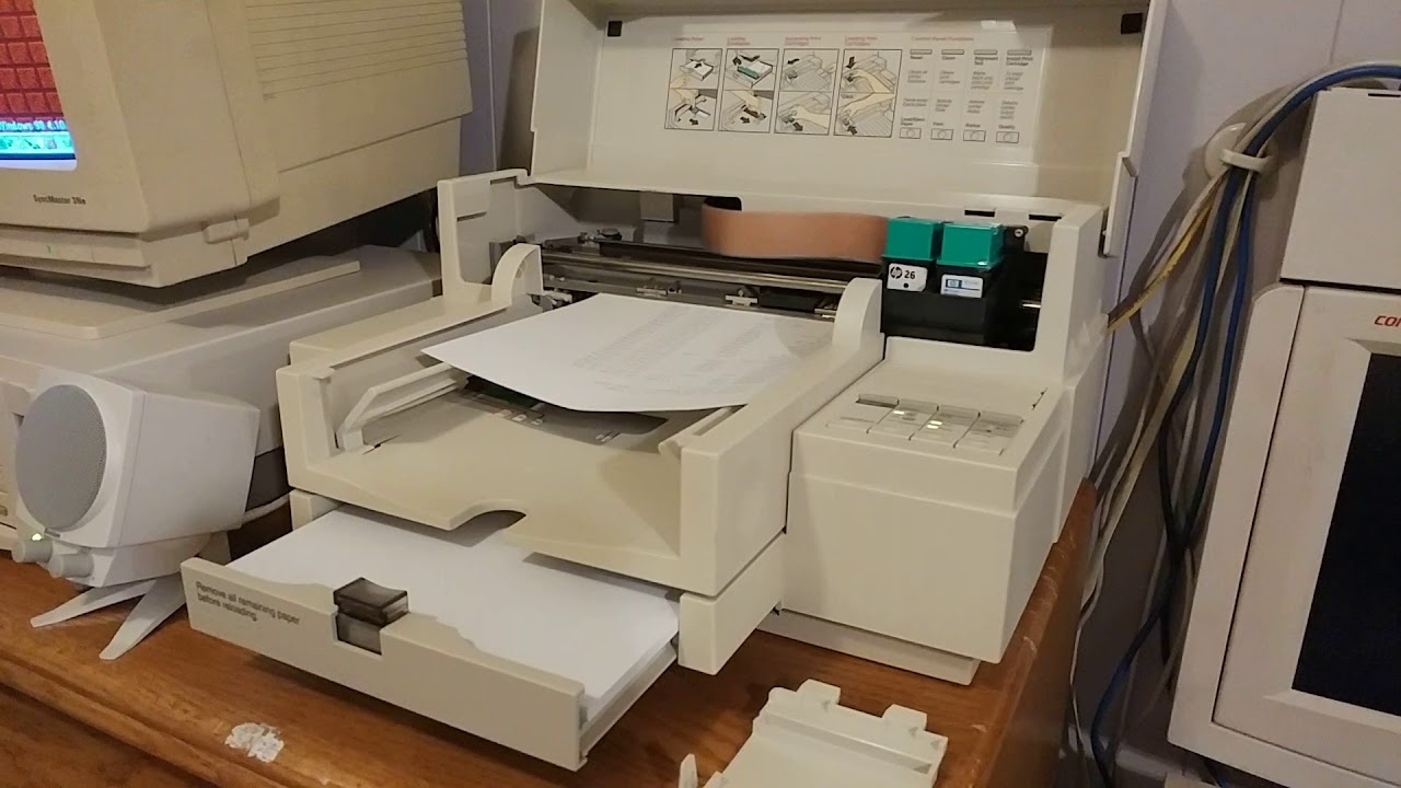HP Deskjet 550c operation