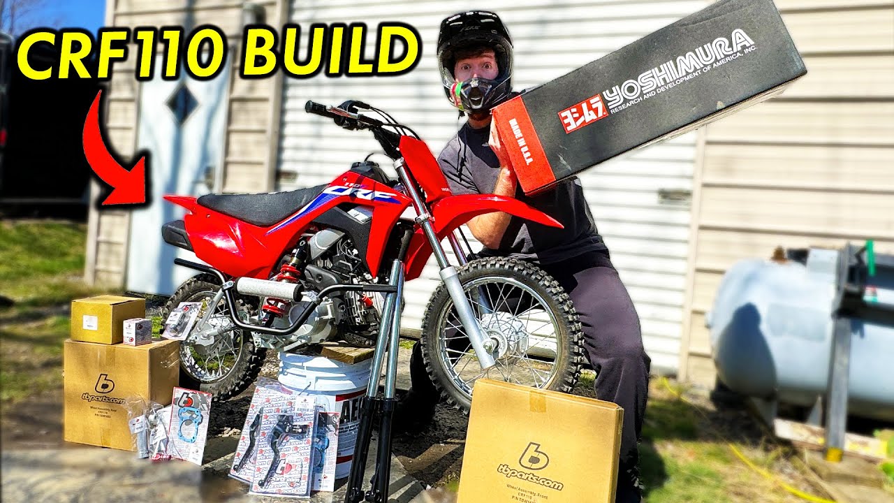 Building My New CRF110 Into A Beast...(Pit Bike Build)