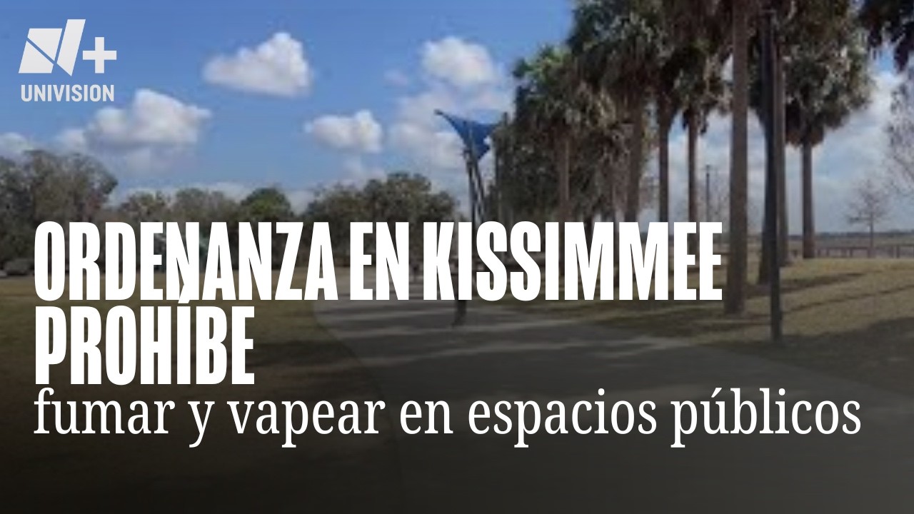 Nueva ordenanza en Kissimmee veta fumar y vapear en espacios públicos