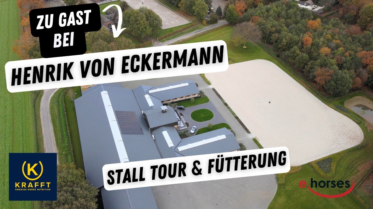 Zu Gast bei Henrik von Eckermann - Stall Tour, Interview und Fütterung der Spitzenpferde - ehorses