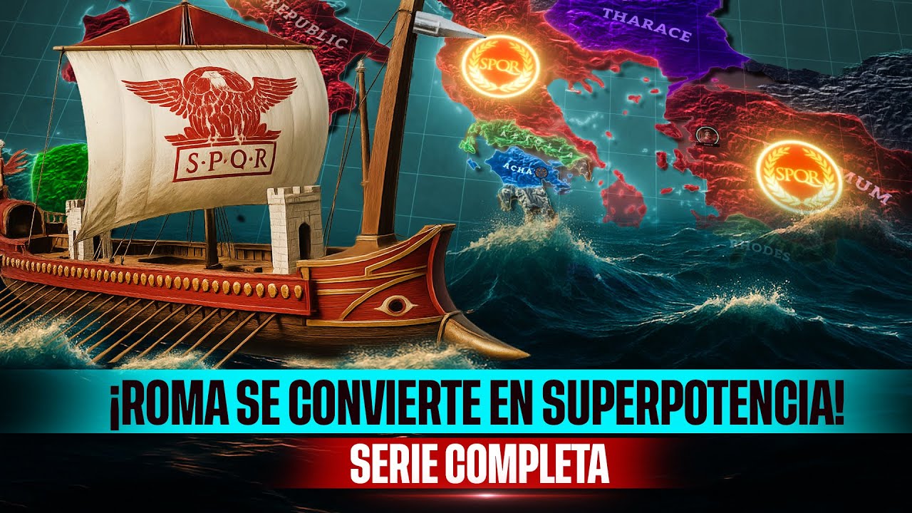 &iexcl;Roma se hace superpotencia! Las Guerras P&uacute;nicas y la conquista de Grecia | Documental completo