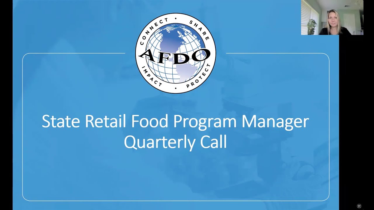 50-State Retail Program Managers Quarterly Call: FDA Response to CFP 2025