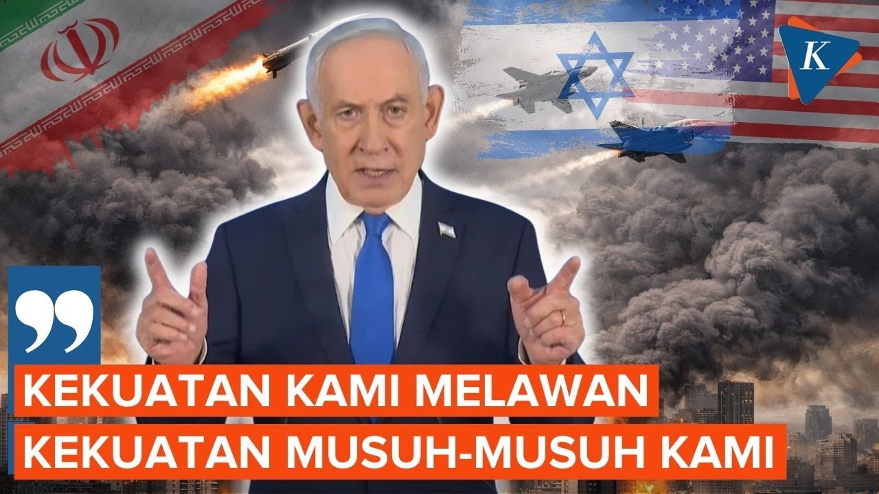 Pidato Perdana Netanyahu sejak Perang Iran, Soroti Kondisi Israel