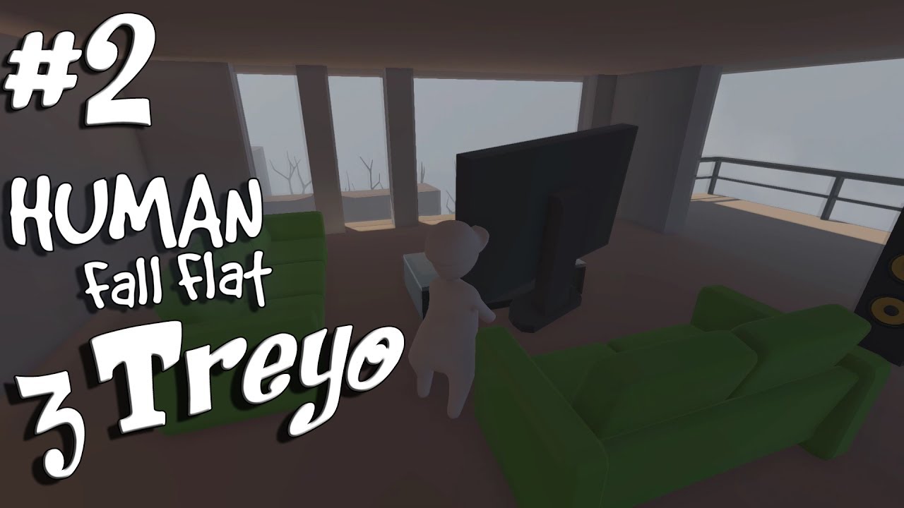 Human: Fall Flat z Treyo, jeszcze się trzymam, Gameplay PL#2