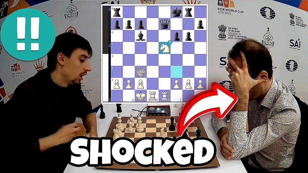 Vintage Dubov is Back 😎 | Dubov Sacrifices His Knight Against Georg Meier | FIDE World Cup 2025