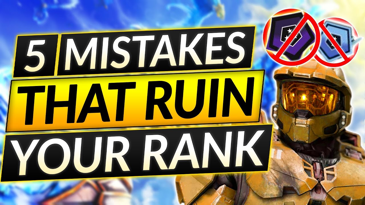 Top 5 Common Mistakes EVERYONE MAKES in EVERY RANK - Halo Infinite Guide