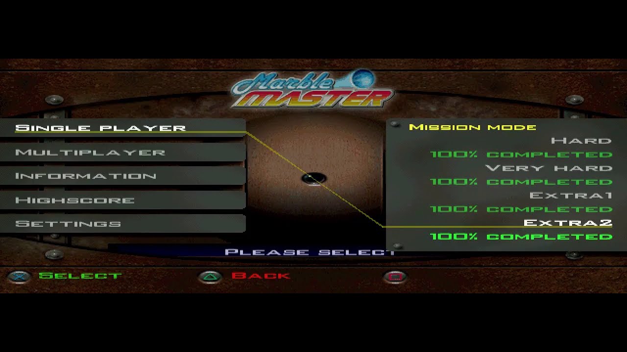 [PSX] Swing / Marble Master - 100% Playthrough [All Difficulties]