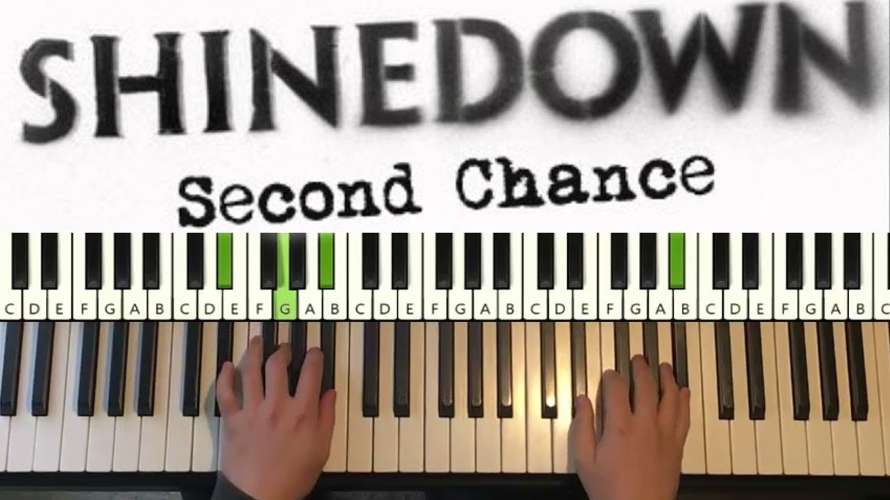 Shinedown - Second Chance (Piano Tutorial Lesson)
