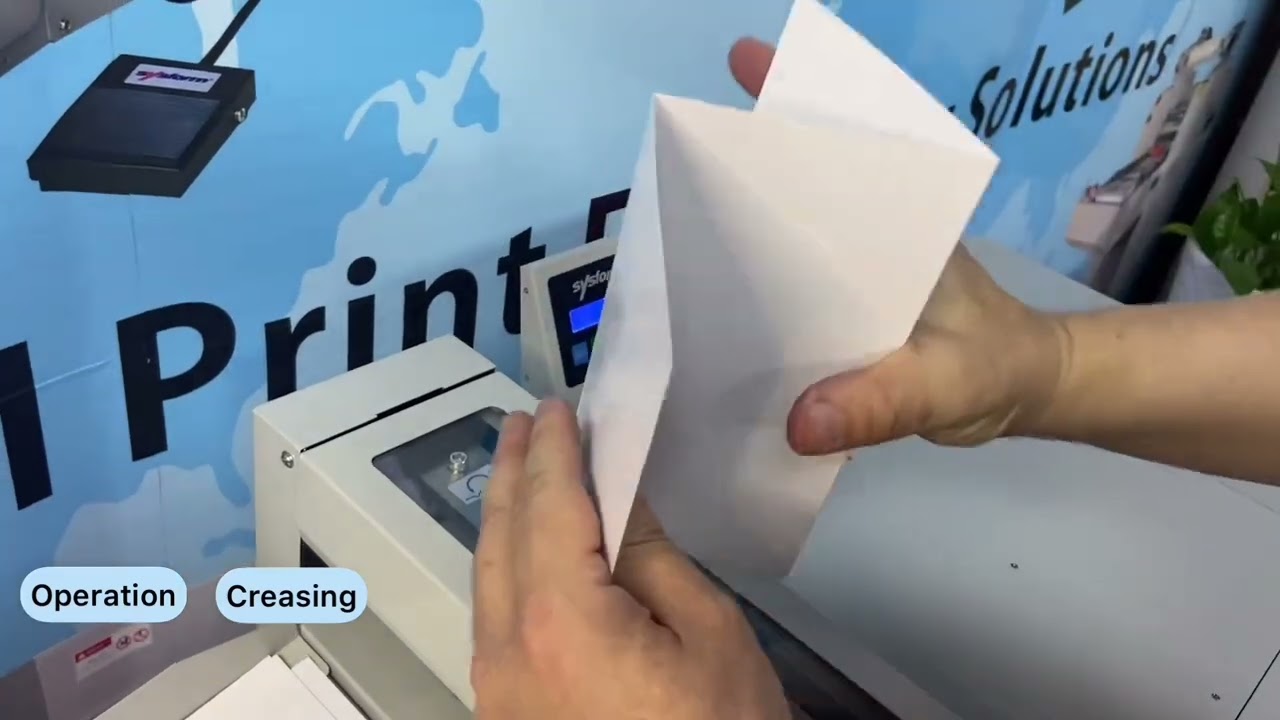 Sysform CP340H Creasing and Perforating Machine - New Version