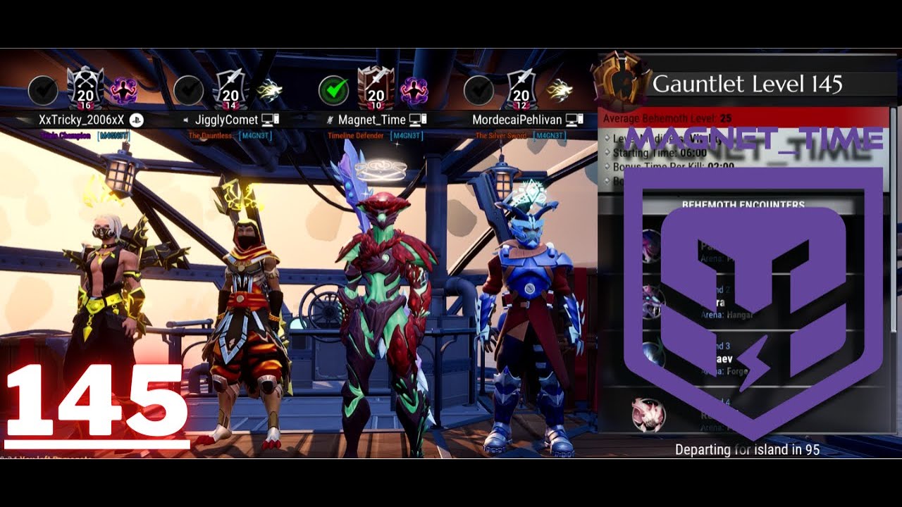 END GAME DAUNTLESS GAUNTLET! How to Vitality Rounds Level 145 | Guild Recruiting