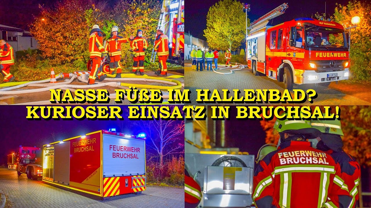 [Kurioser Gro&szlig;einsatz in Schwimmbad] 160.000 Liter Wasserbecken ist undicht | Feuerwehr im Einsatz