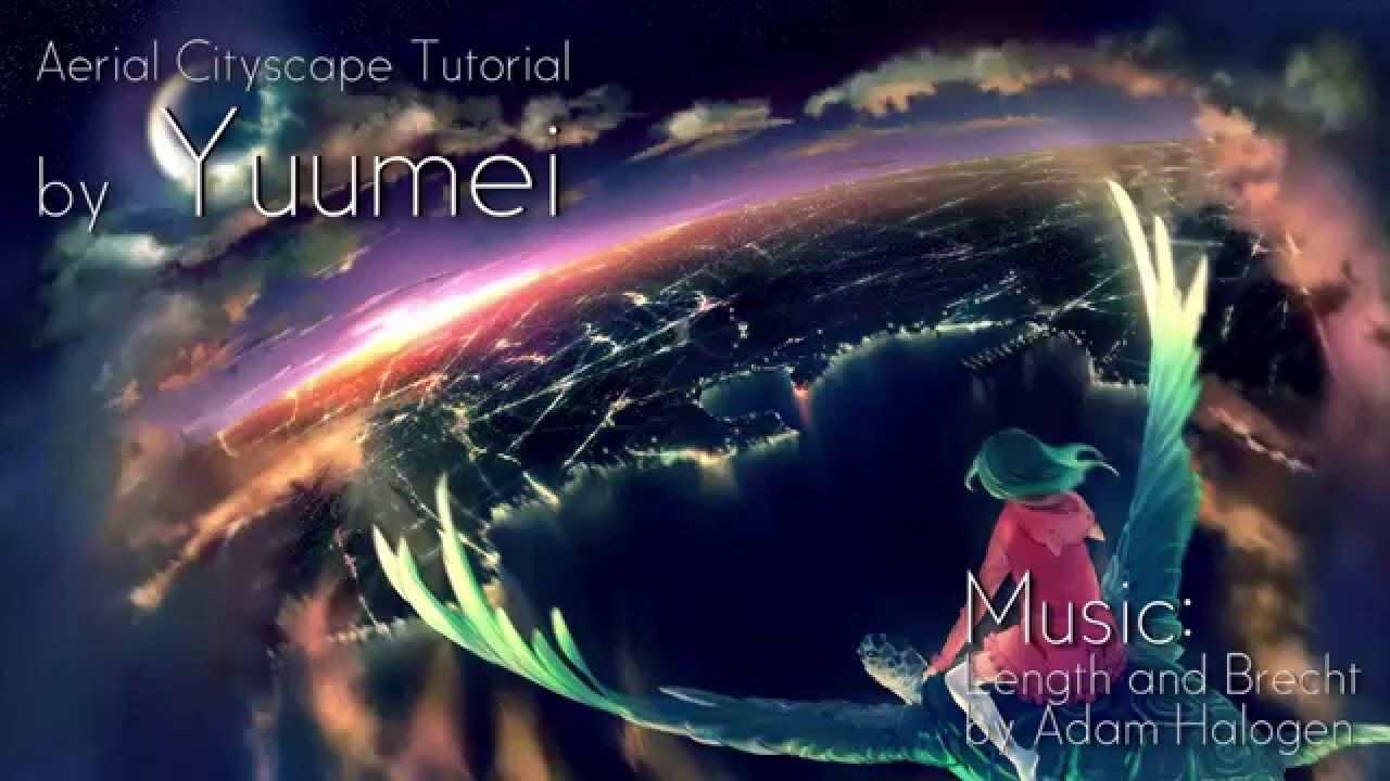 Aerial Cityscape Speedpaint Tutorial (Photoshop & SAI)