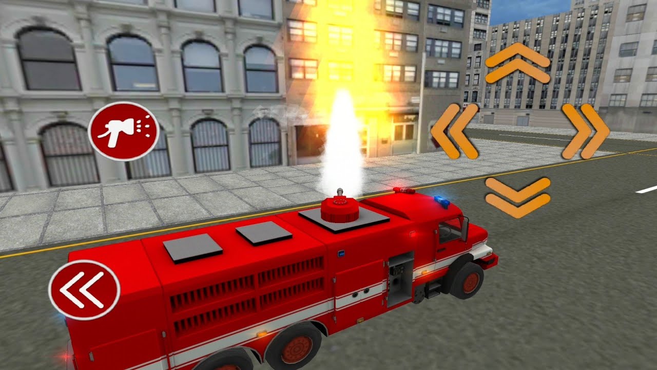Real Fire Truck Driving Simulator : Fire Fighting | Android Gameplay #2