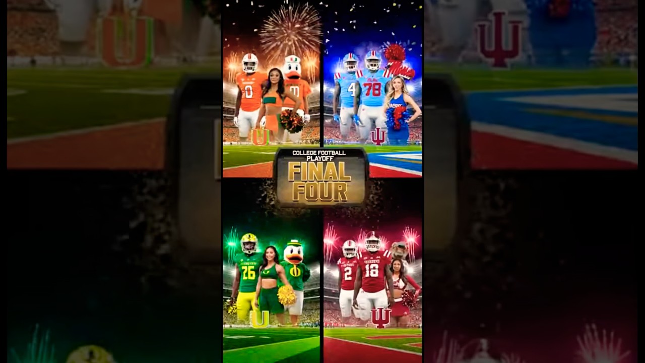 🔥🏈🏆 CFP FINAL FOUR HYPE! 