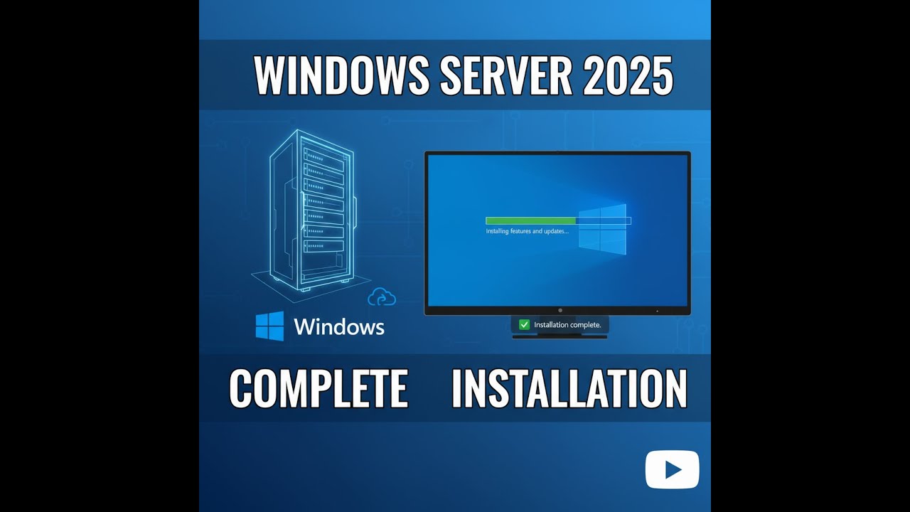 How to install Windows Server 2025 | Windows Server 2025 Complete Installation—@TechSevak2.0 