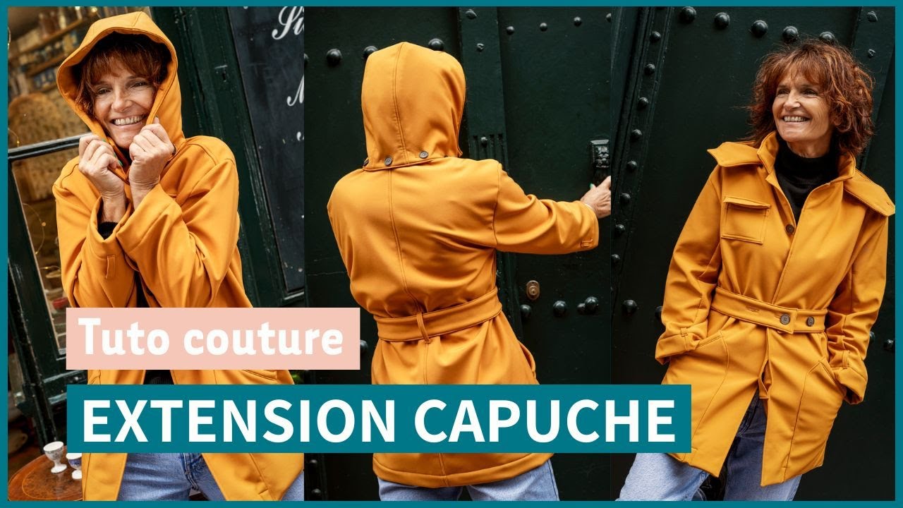 Patron capuche amovible - le pas à pas