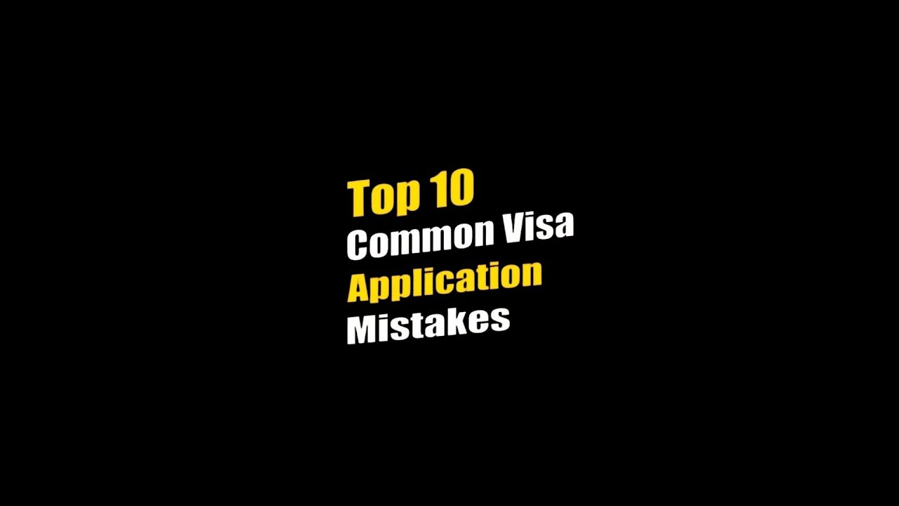 10 Costly Errors to Avoid in Your Tourist Visa Application Process