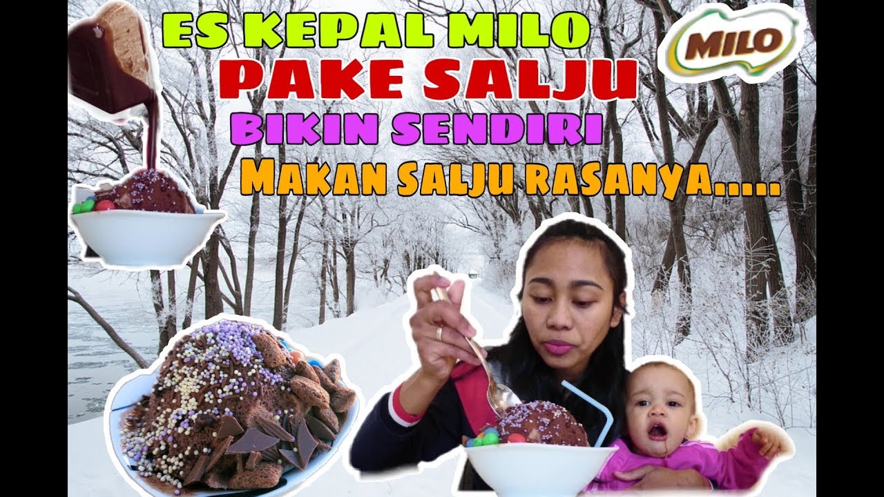 BIKIN ES KEPAL MILO PAKE SALJU ❄️| TIDAK SENGAJA MINUM PIPIS ANJ*NG 😖