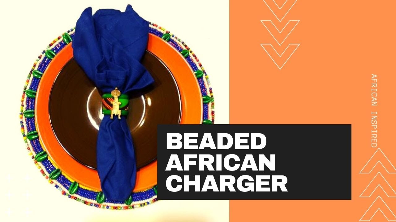Beaded African Charger
