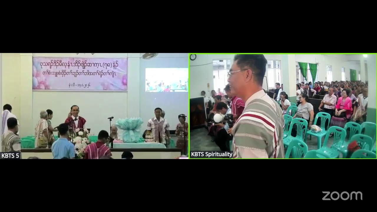 Pu Moo Ler Thae's Campaign group and Pu Maw Lay (78) birthday worship service