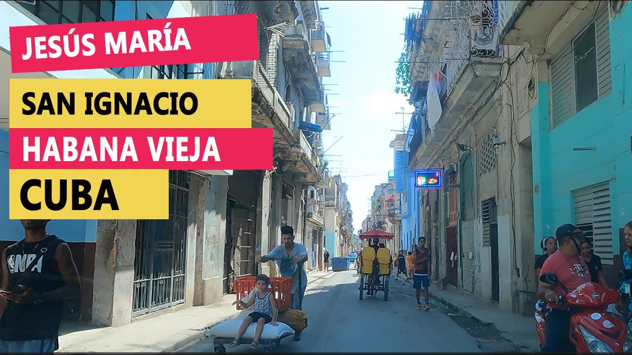Manejando por Jesús María y San Ignacio, Habana Vieja . Calle Zulueta, Misión, Arsenal, Sol y Merced