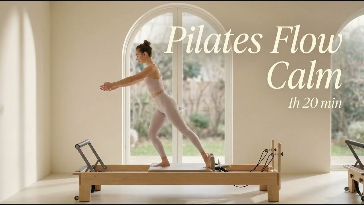 Pilates Flow Calm 🌸 Gentle Body Reset – 1h 20 min Mindful Movement