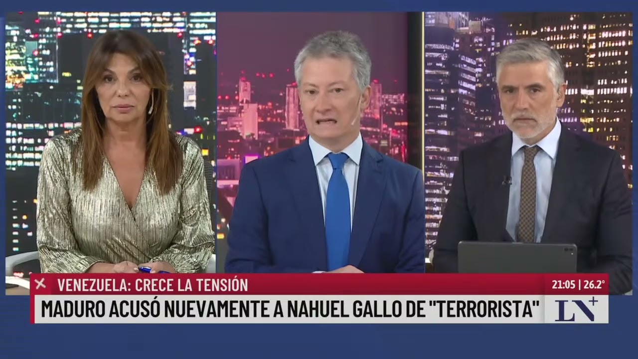 Crece la tensión con Venezuela: Maduro acusó nuevamente a Nahuel Gallo de 