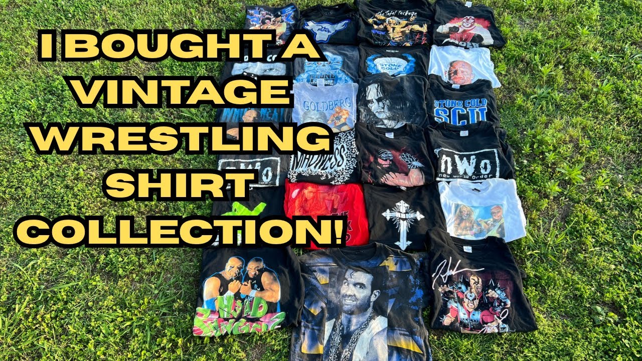 You Won&rsquo;t Believe This Vintage Wrestling Shirt Haul!