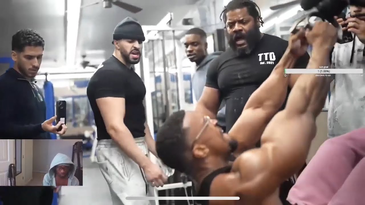 Ashton Hall in diamond gym reaction