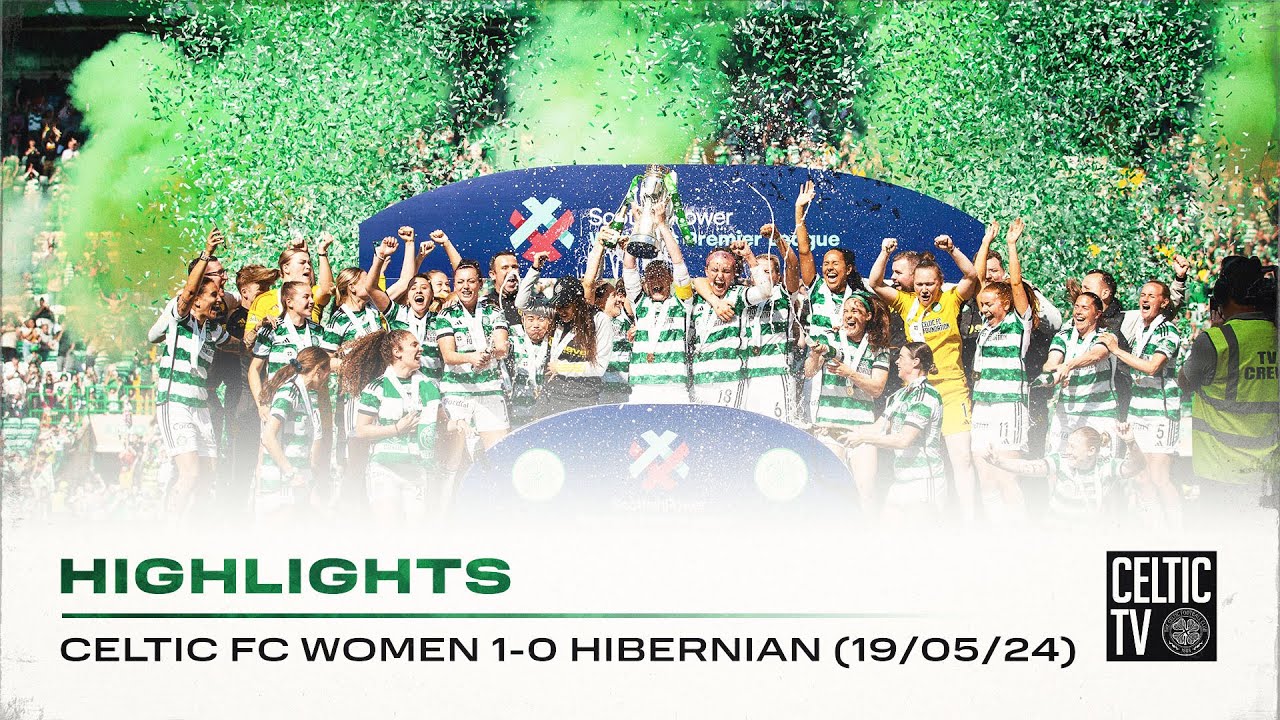 Highlights | Celtic FC Women 1-0 Hibernian | Ghirls secure historic first title in dramatic fashion!