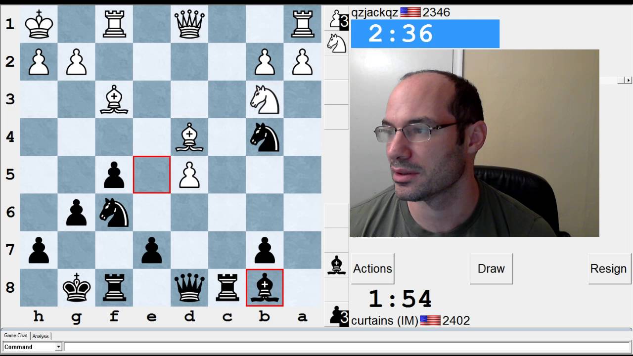 5 minute chess #655: qzjackqz vs IM Greg Shahade