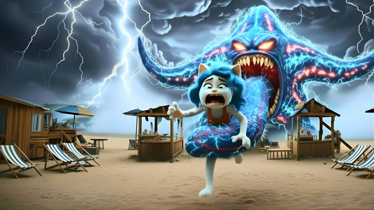 🙀🌊⭐ El Gatito Enfrenta A La Estrella De Mar Gigante 😱🐱 | Cat Story