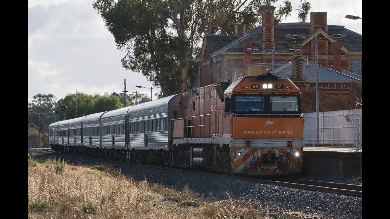 1AM8 NR30 Great Southern) on the overland