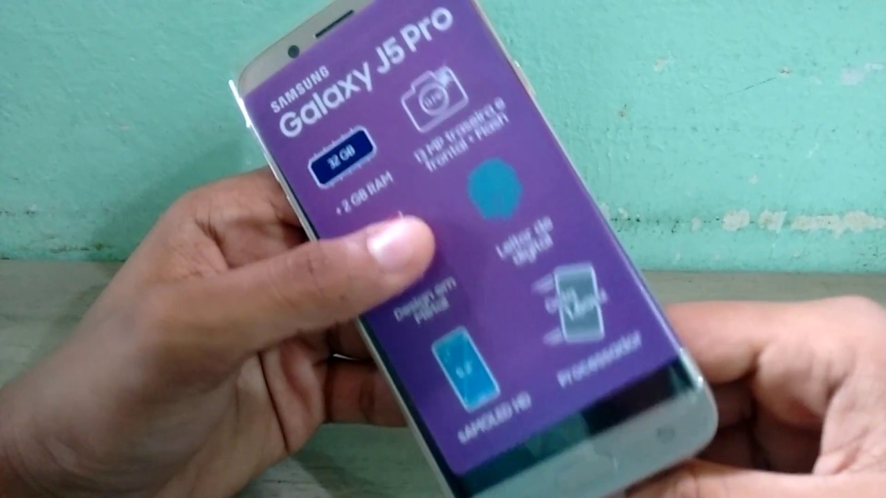 Samsung Galaxy J5 Pro Dourado Unboxing